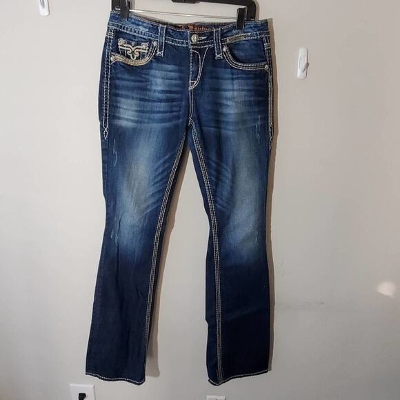 ROCK Revival Kai easy bootcut jeans size 29x32 - Picture 2 of 10